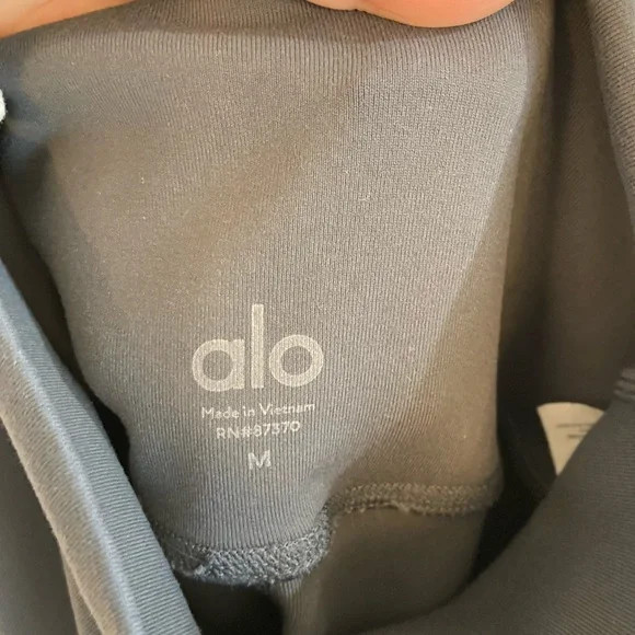 ALO Yoga dark gray Moto Leggings size medium - Picture 4 of 5